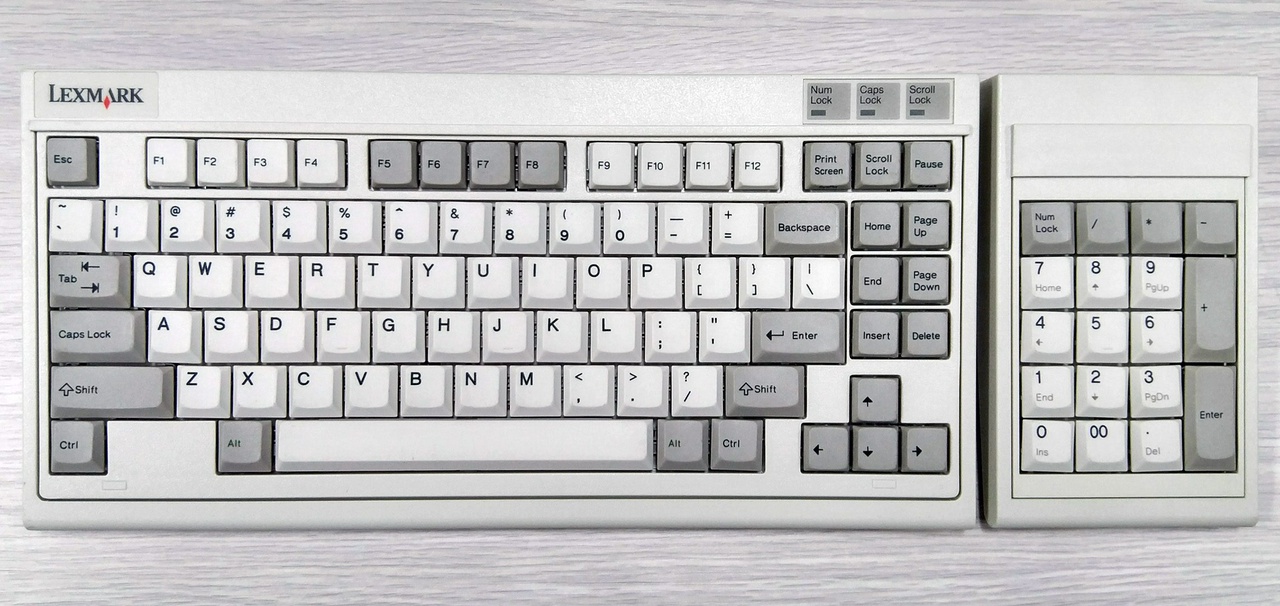 Lexmark M4 keyboard based on the IBM M4 (photo: arkanoid)