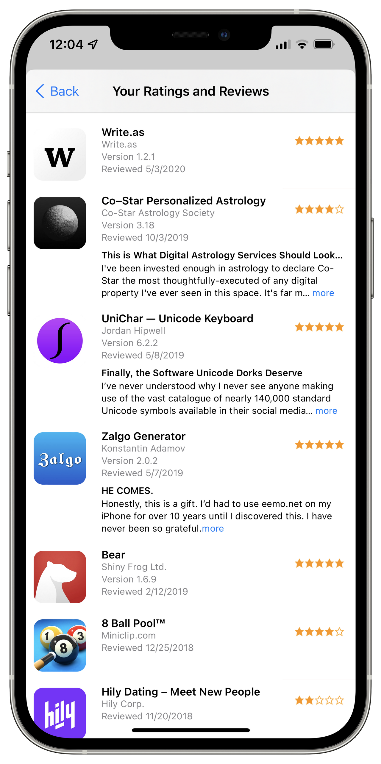 App Store Review Day August 15th 2021 The Psalms