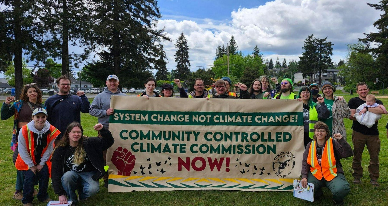 Tacoma community members are campaigning for a eal climate commission.