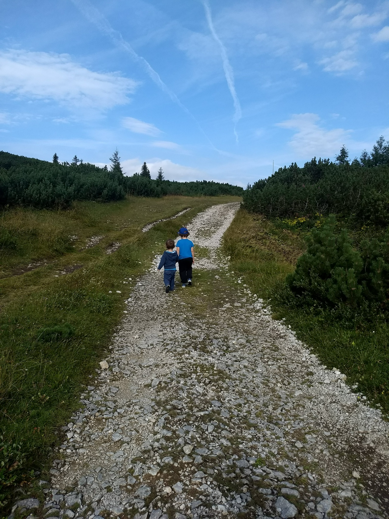 The path from the Ottohaus to the Seehütte