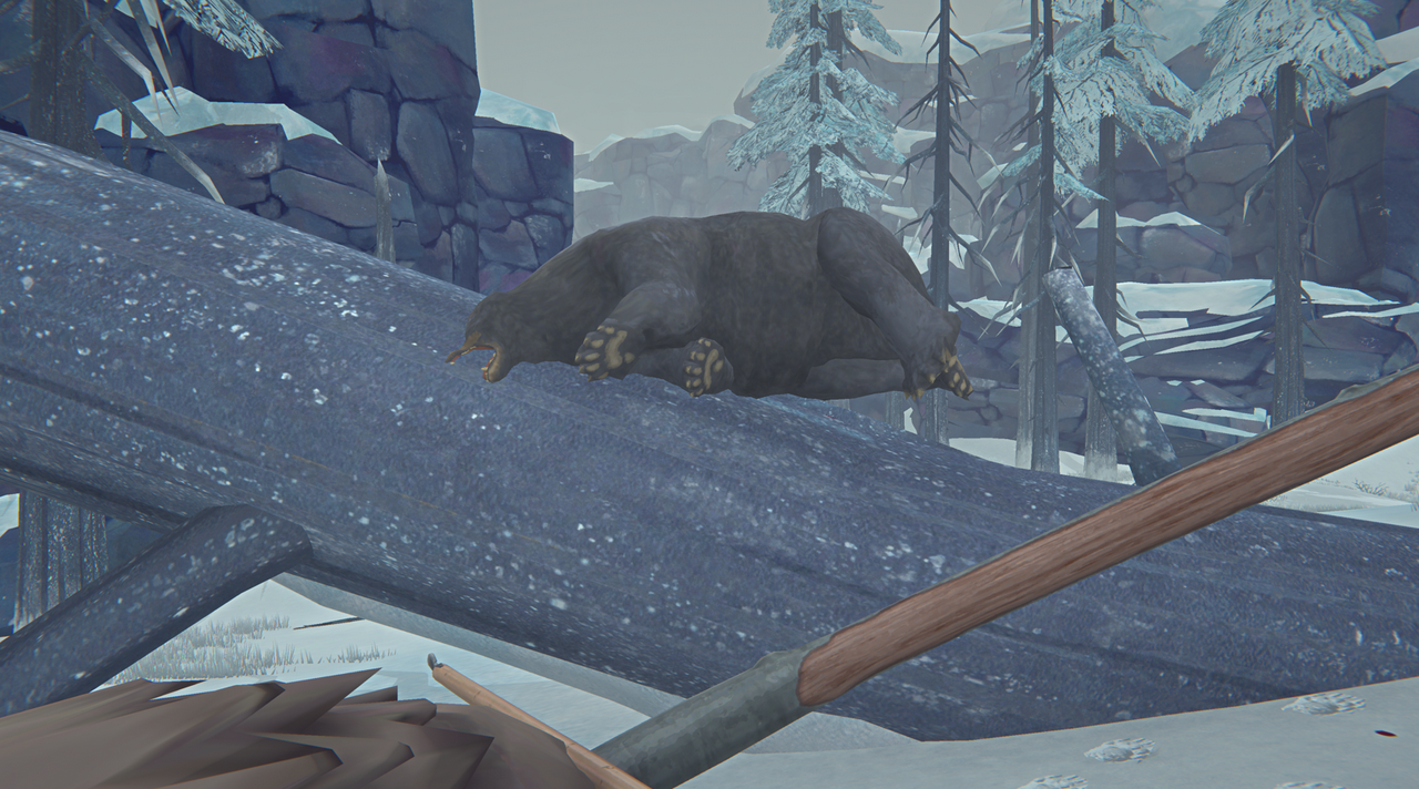 The Long Dark 500 days - day 100 - bear 1