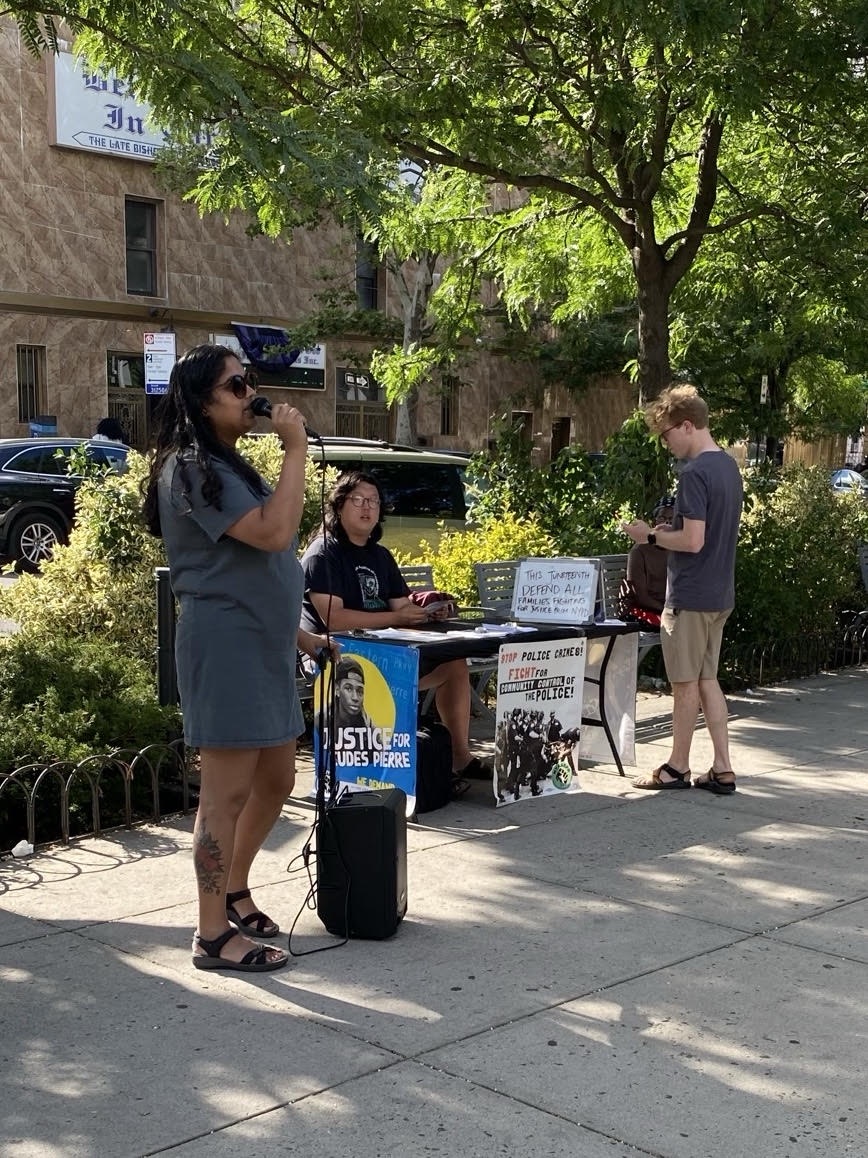 New Yorkers honor Juneteenth by speaking out against racist police violence