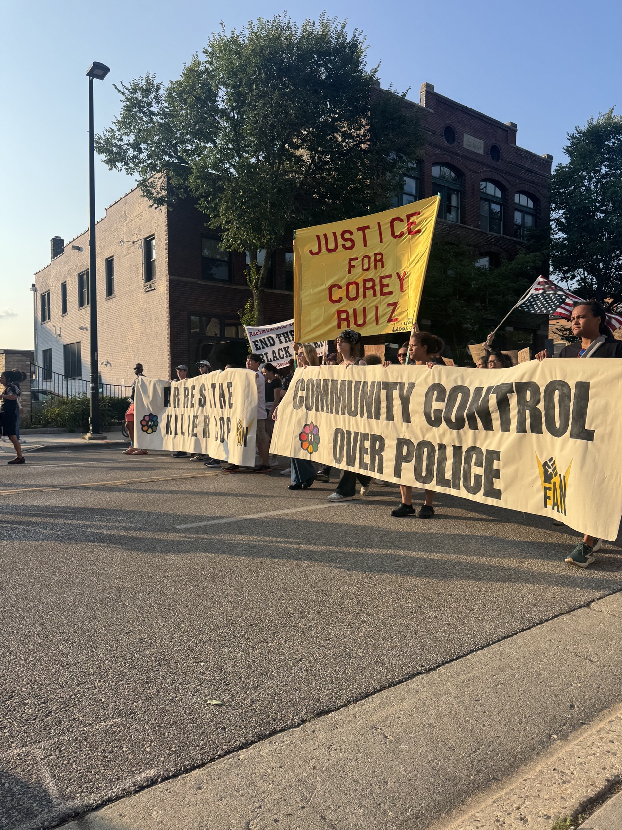 Madison, Wisconsin protest demands justice for Cory Ruiz. | Fight Back! News