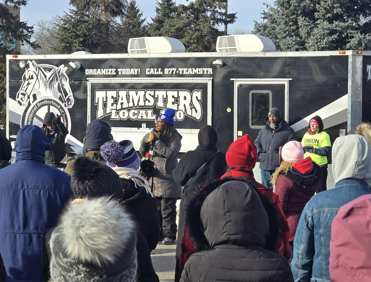 Twin Cities labor rallies against ICE.