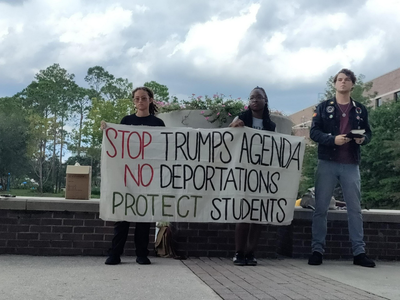 UNF students protest university police joining ICE task force