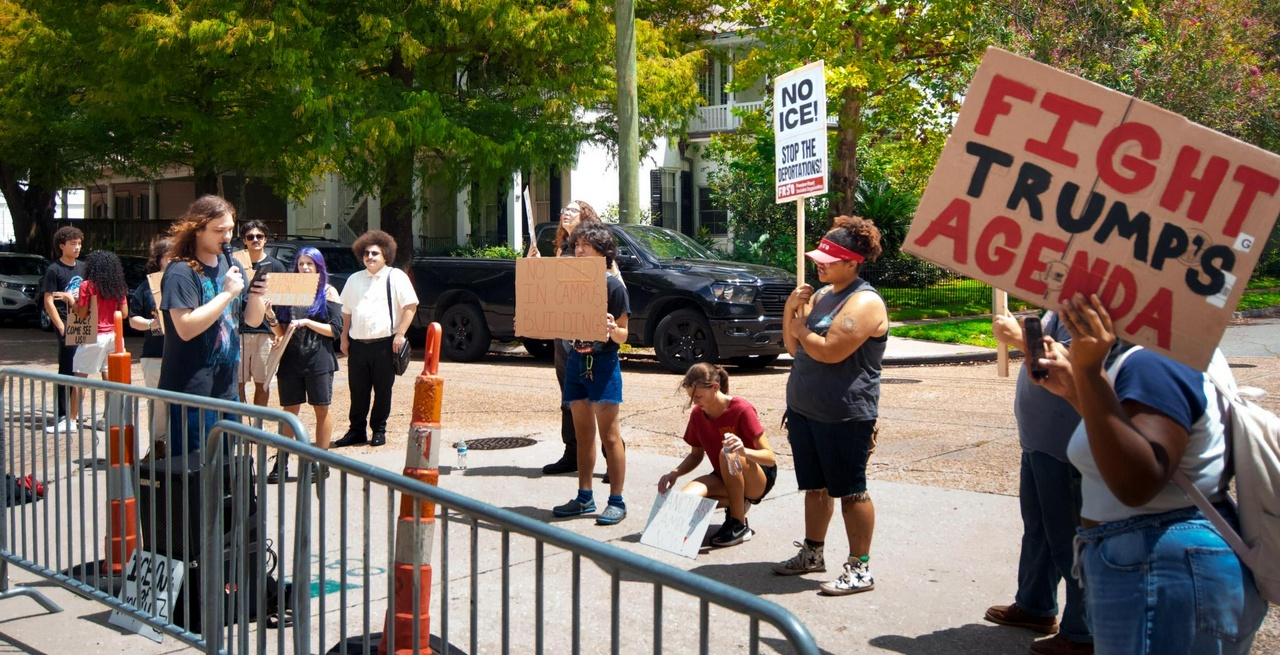 Loyola University New Orleans SDS rally to say