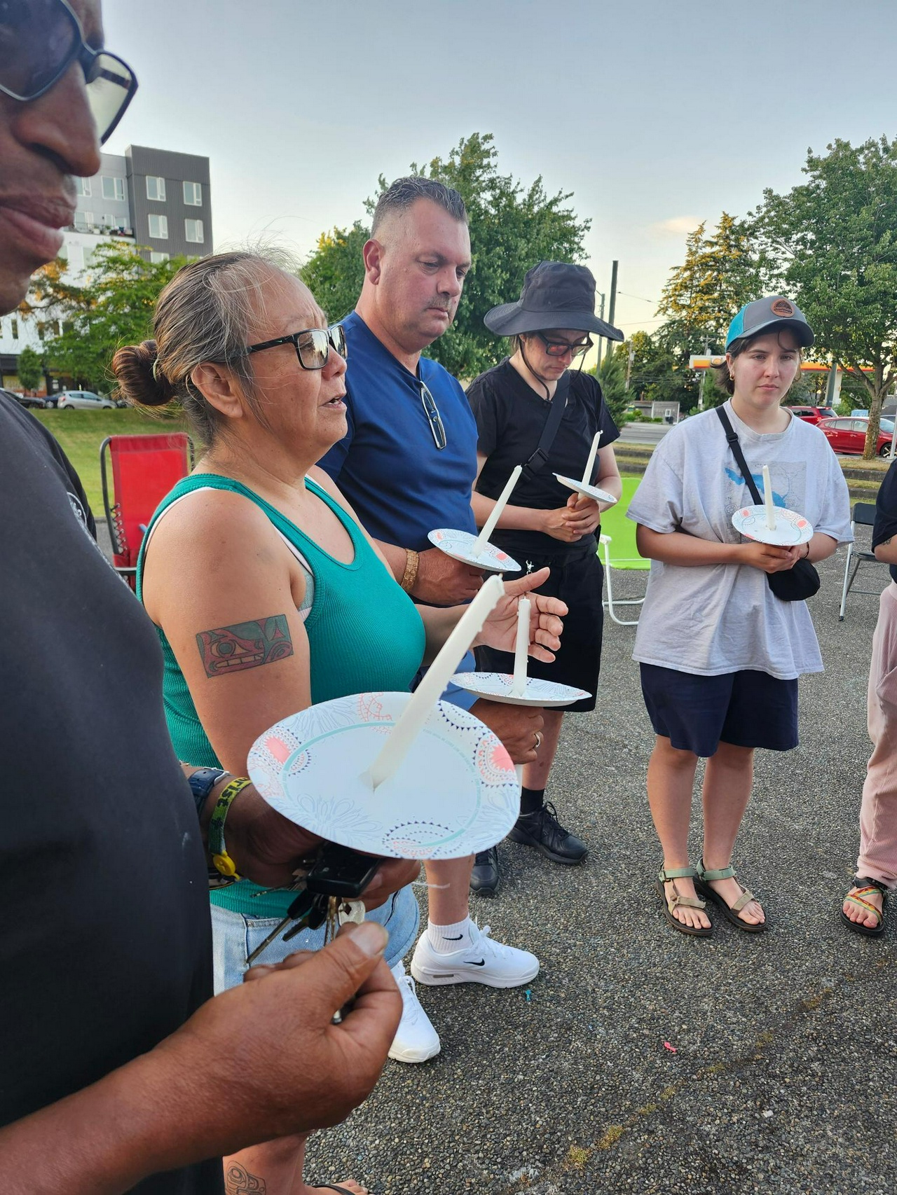 Juneteenth vigil against police terror in Tacoma, Washington.
