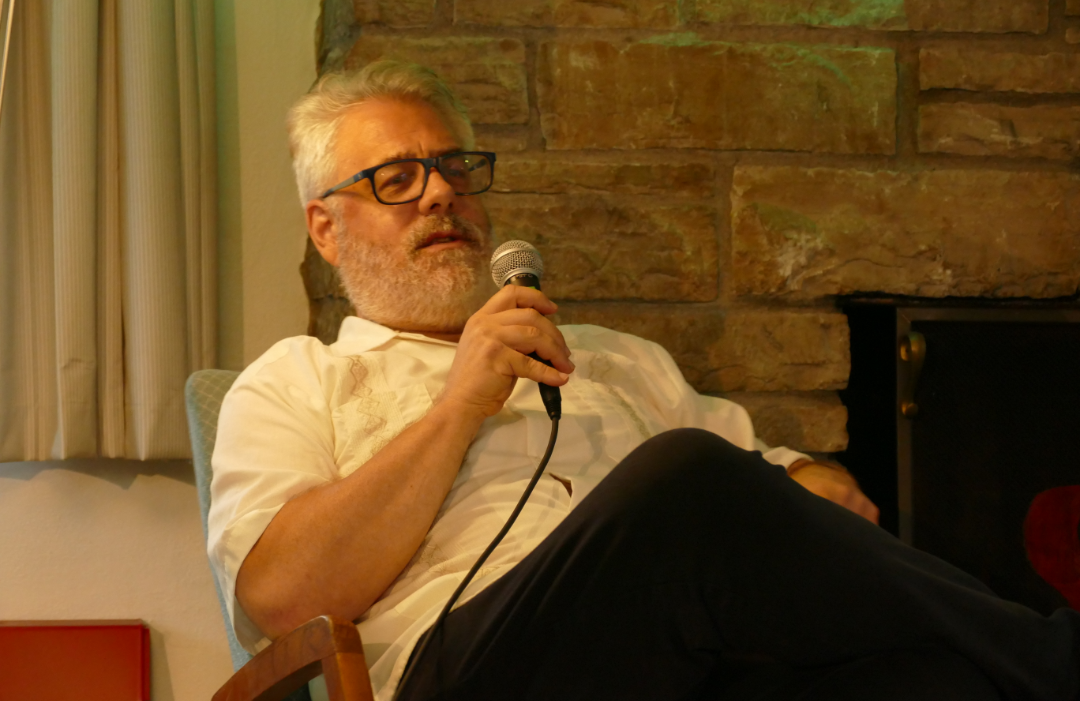 Dan Kovalik speaks at the Lucy Parsons Center.