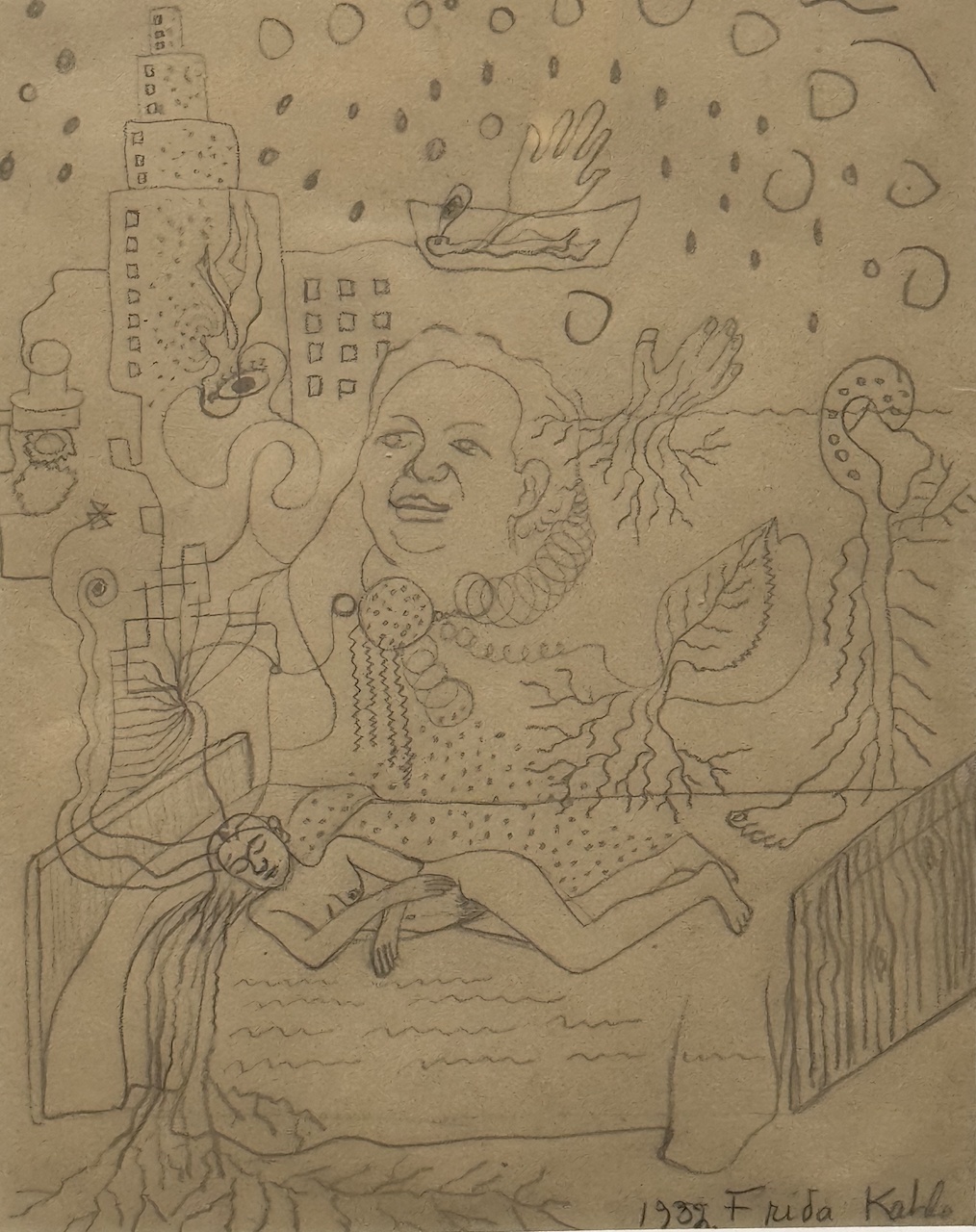 The Dream (I) or Self-Portrait Dreaming - 1932