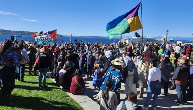 Indigenous Peoples Day in Seattle.