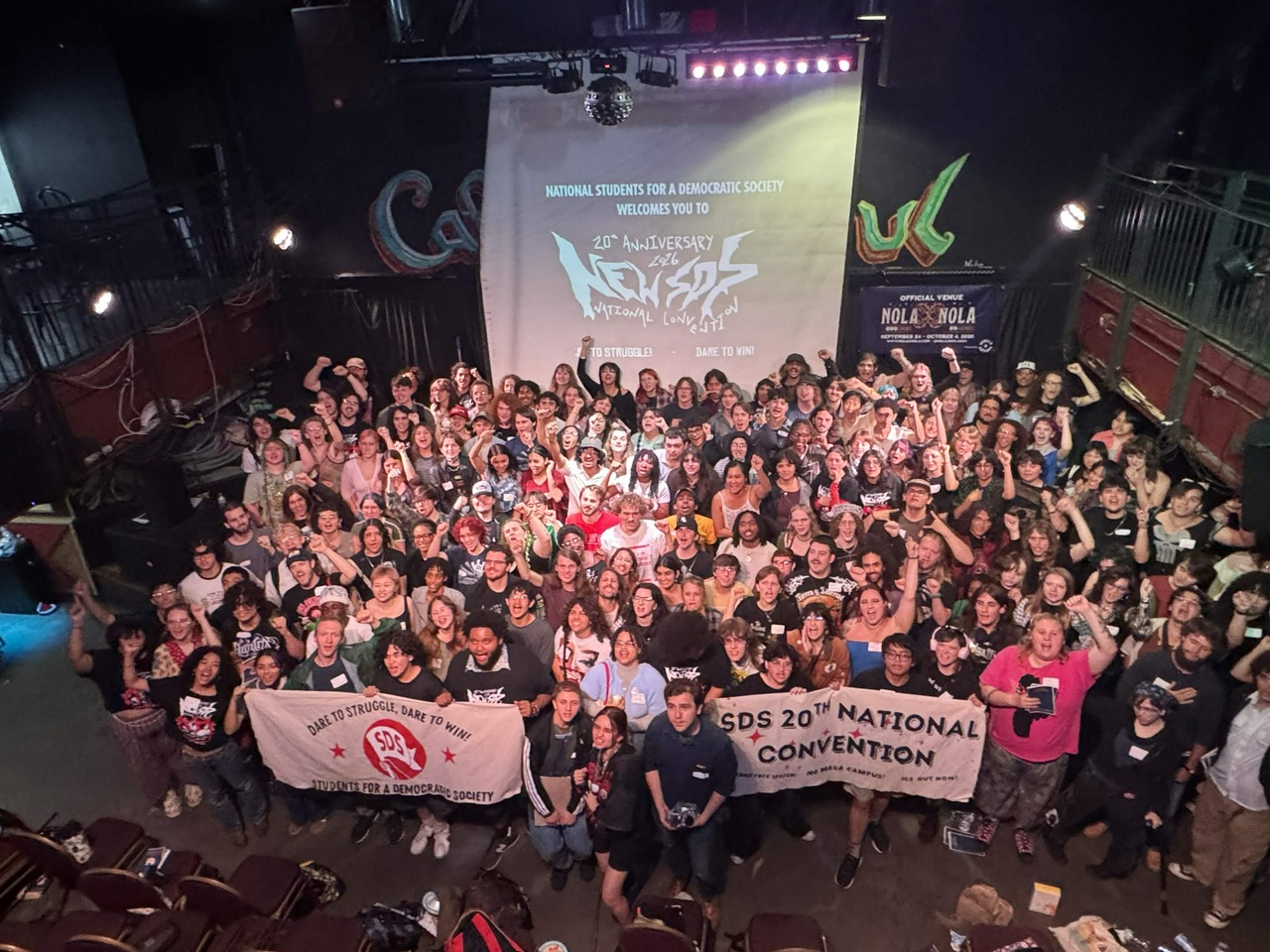 Participants in the SDS national convention. | Fight Back! News