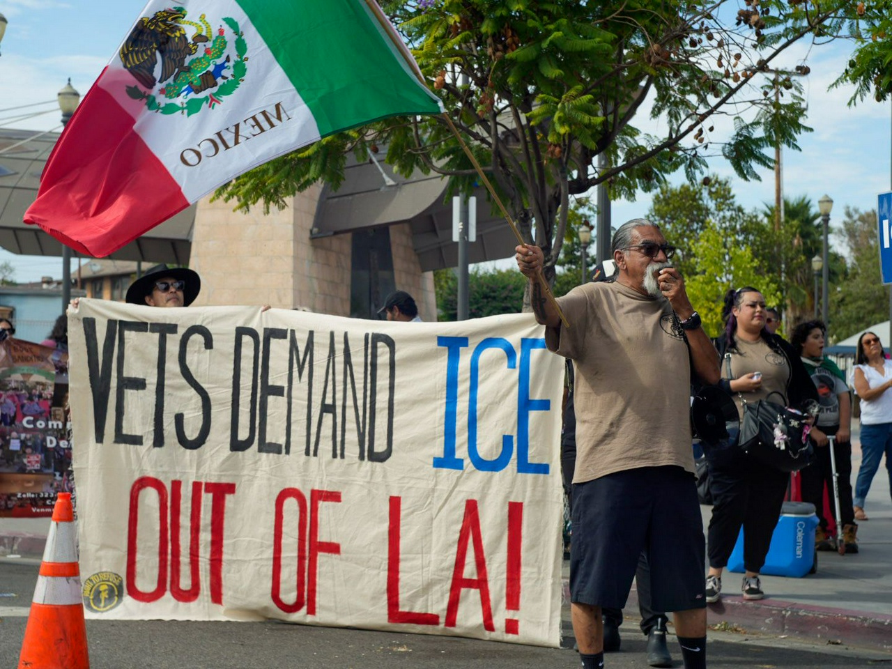 LA protest against SCOTUS ruling that allows racial profiling.