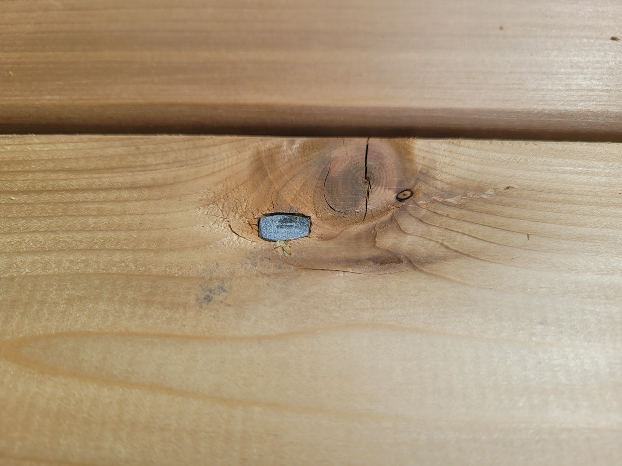 countersink at knot 2