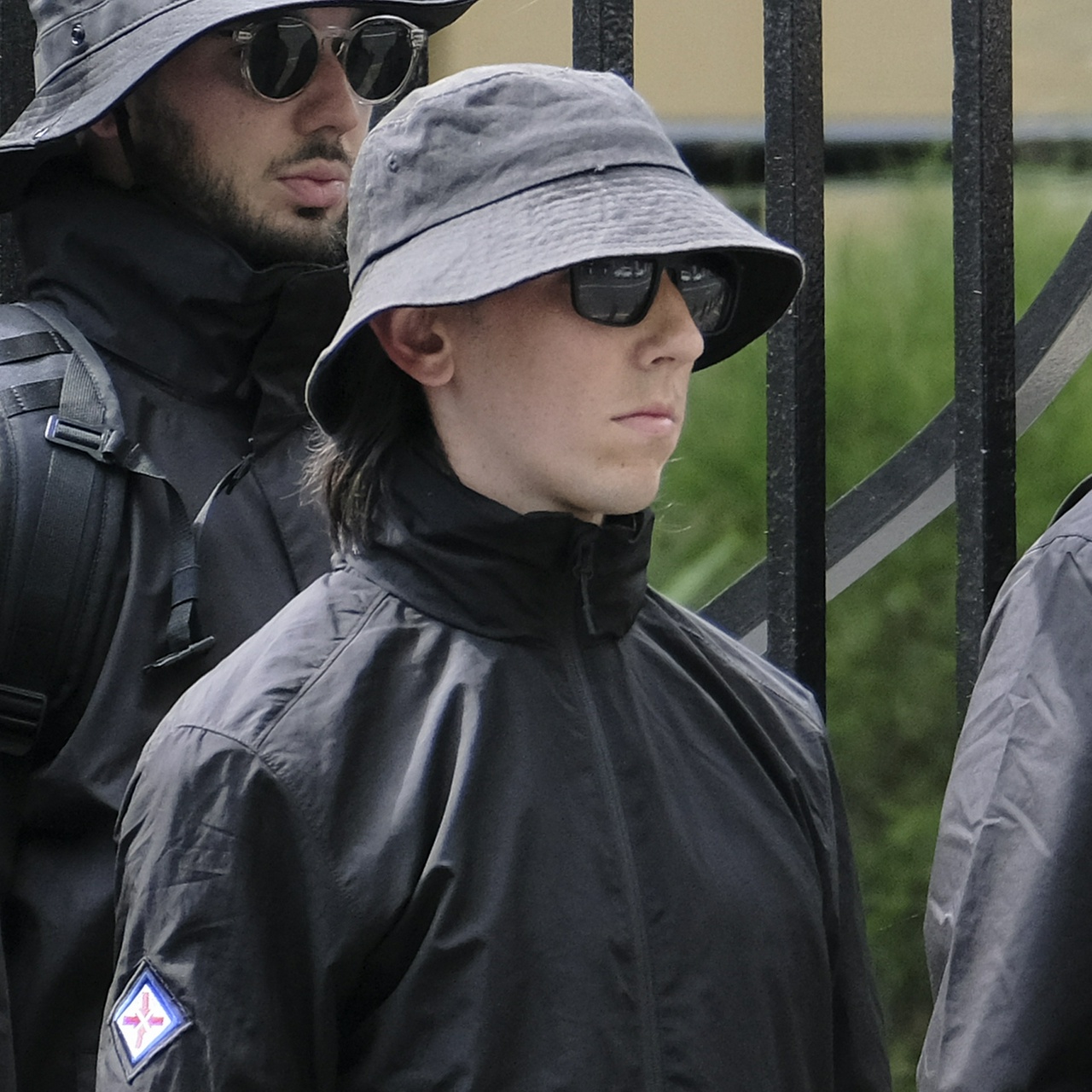 The same man from side-on