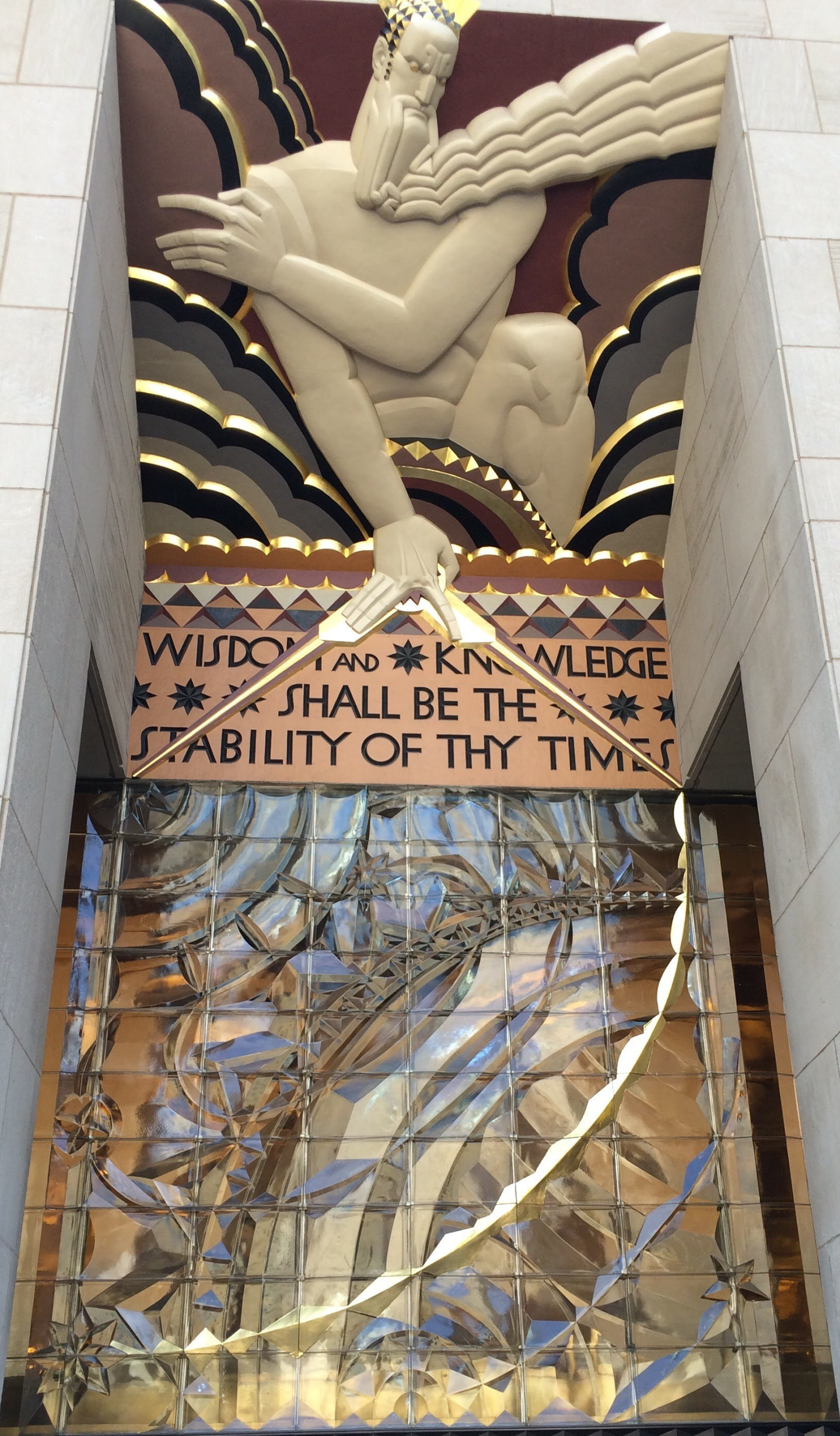 Wisdom and knowledge shall be the stability of thy times