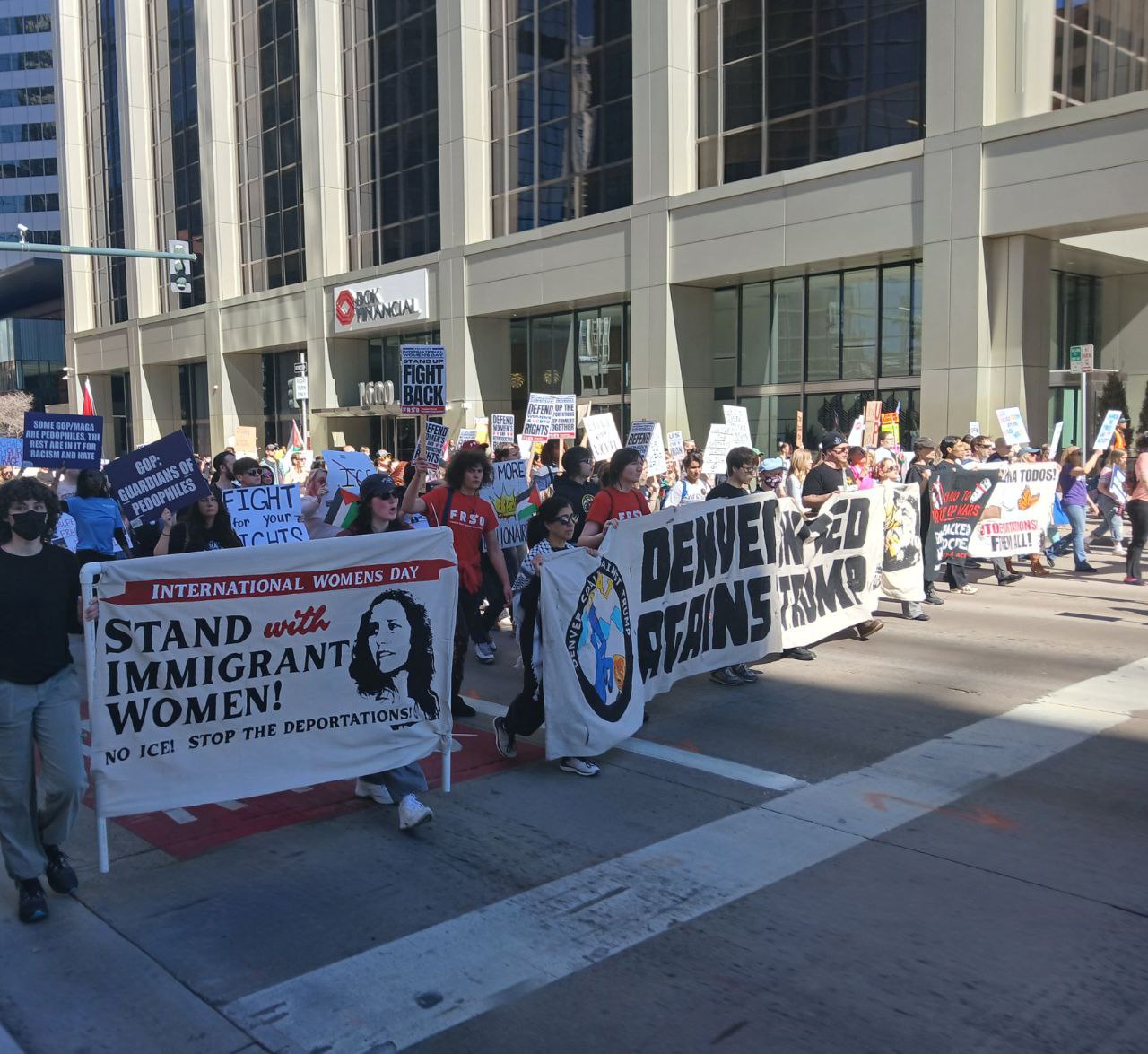 Denver celebrates International Women's Day with rally