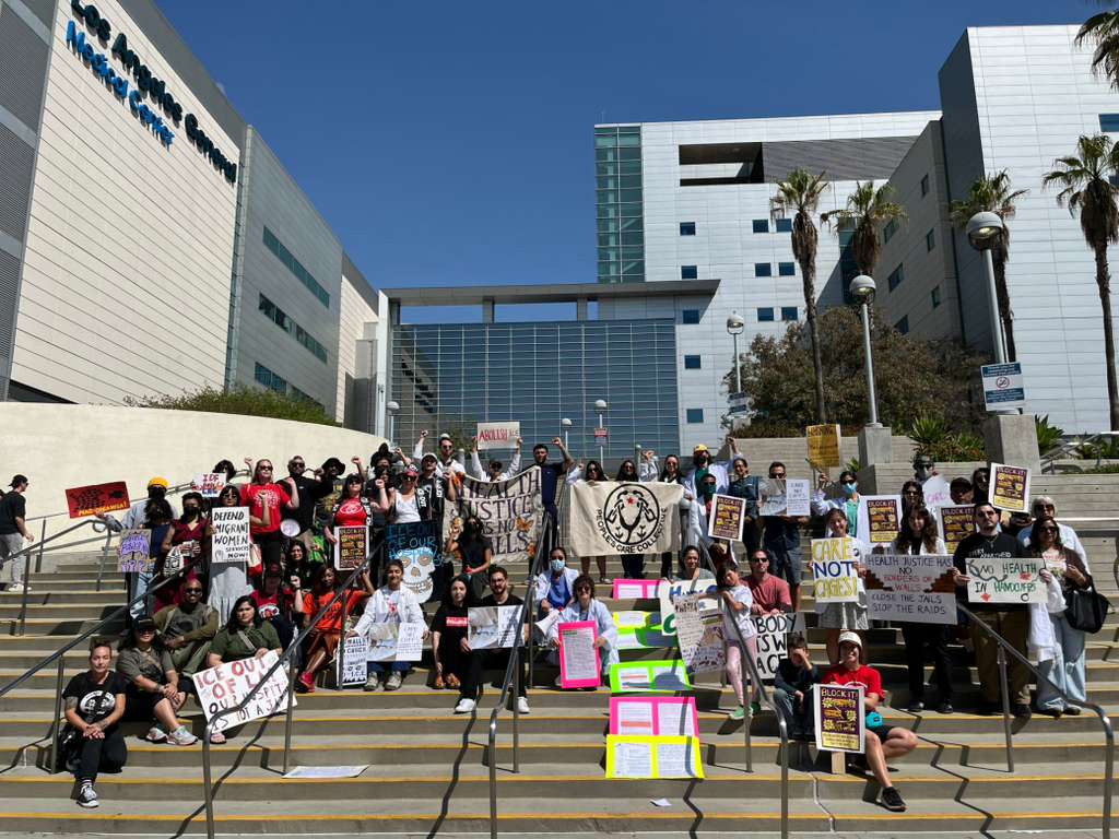 LA doctors, community join forces to rally against ICE, law enforcement interference in patient care