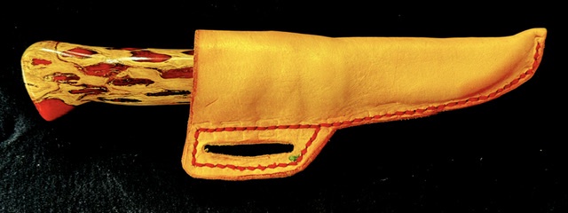 The completed knife and sheath