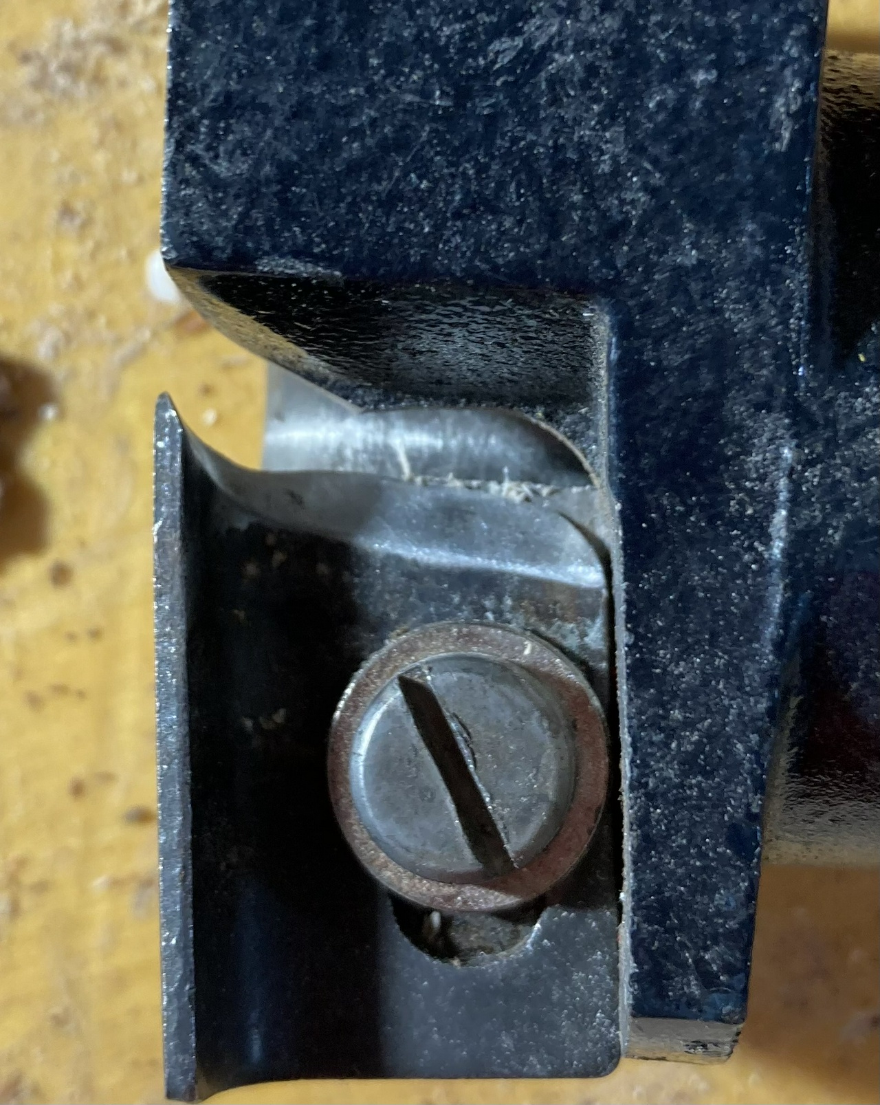 Top view of the cutting head for a Stanley 77