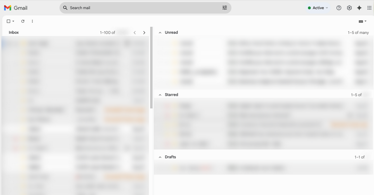 3 of possible 5 custom inboxes, "Right of inbox" position option"