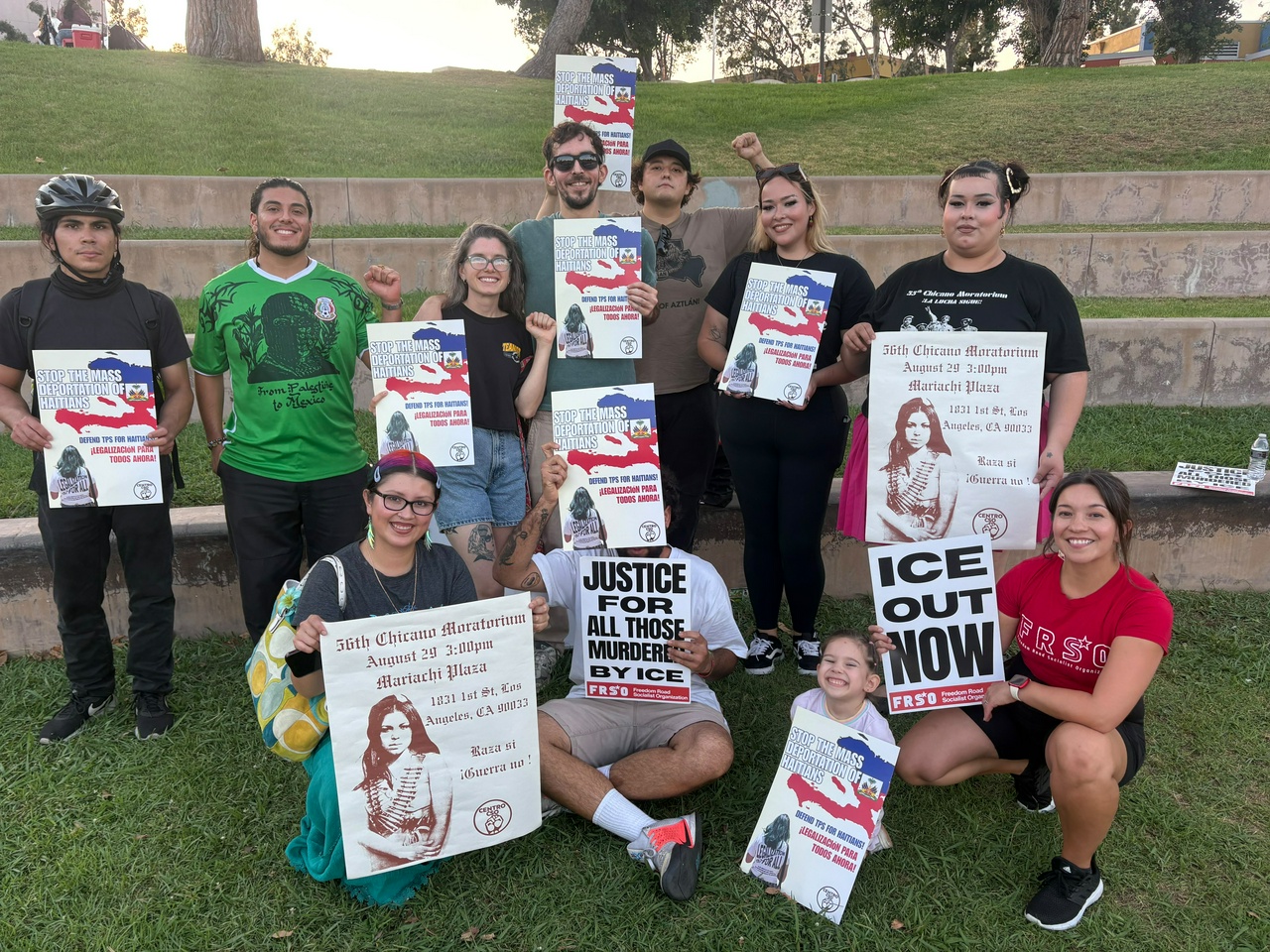 LA protest against the Trump administration's attacks on TPS holders. | Fight Back! News LA protest against the Trump administration's attacks on TPS holders.