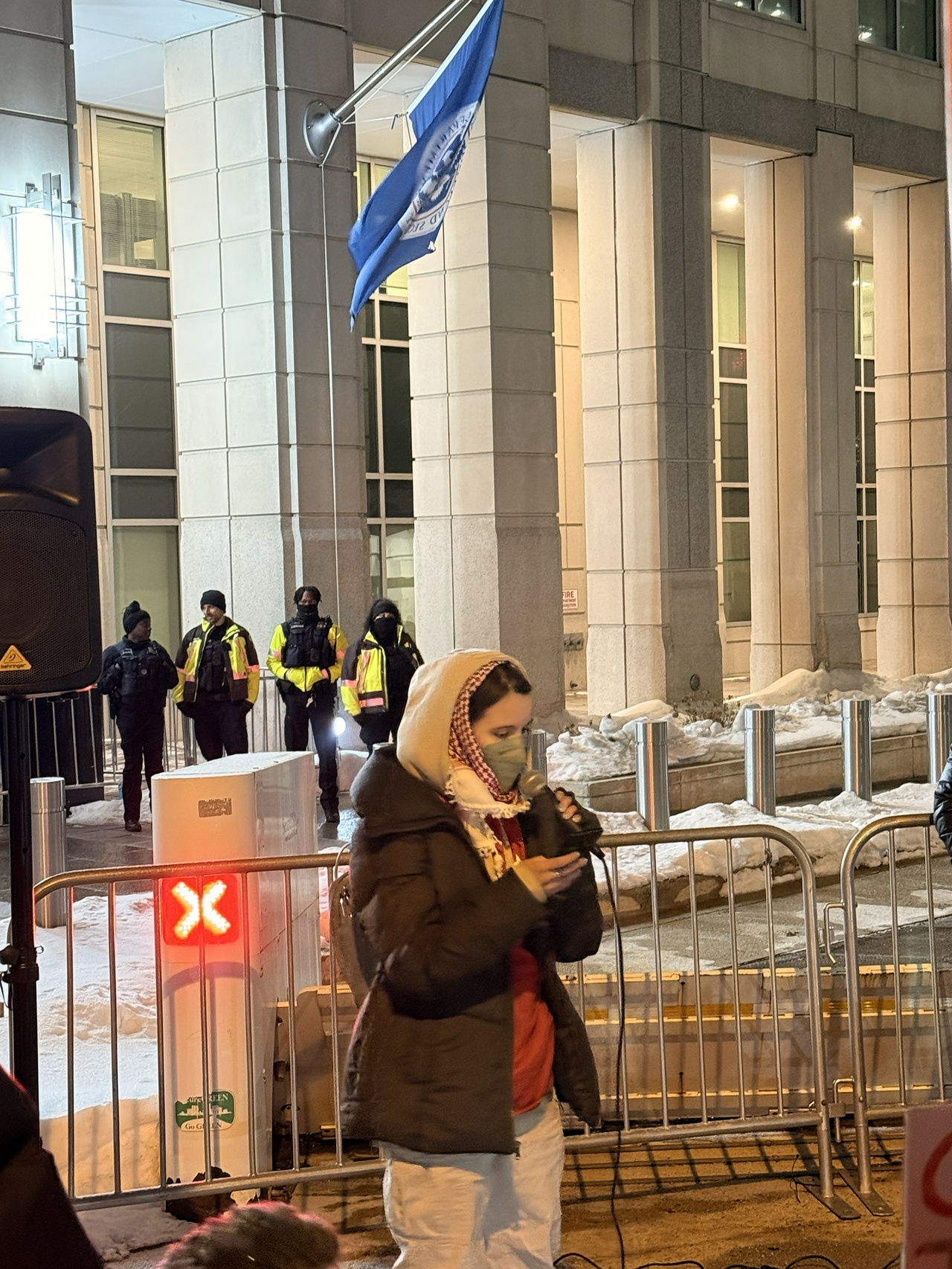 Anti ICE protest in Washington DC marks one month anniversary of Renee Good murder.