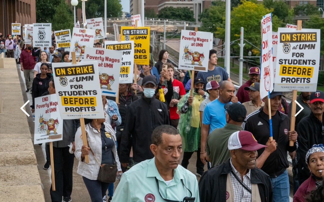 Teamsters at U of MN win their demands, ending strike in victory!