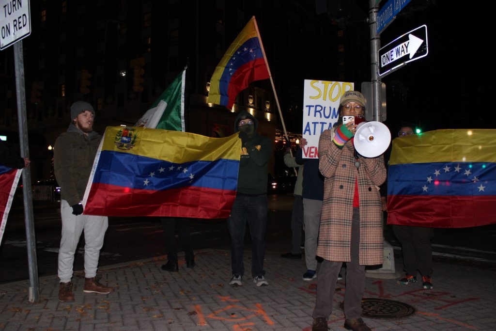 Grand Rapids rallies against Trump’s attacks on Venezuela