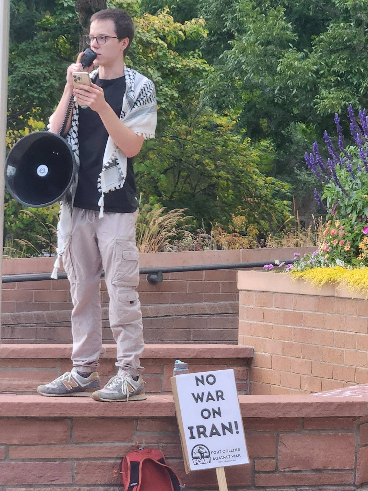 October 7 protest in support of Palestine in Fort Collins, Colorado. | Fight Back! News
