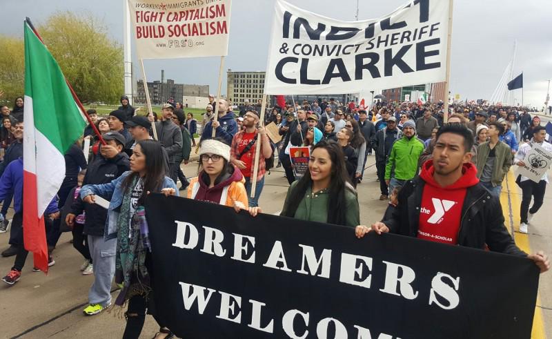 International Workers Day march in Milwaukee