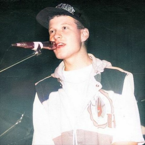 Beatboy singing into a microphone