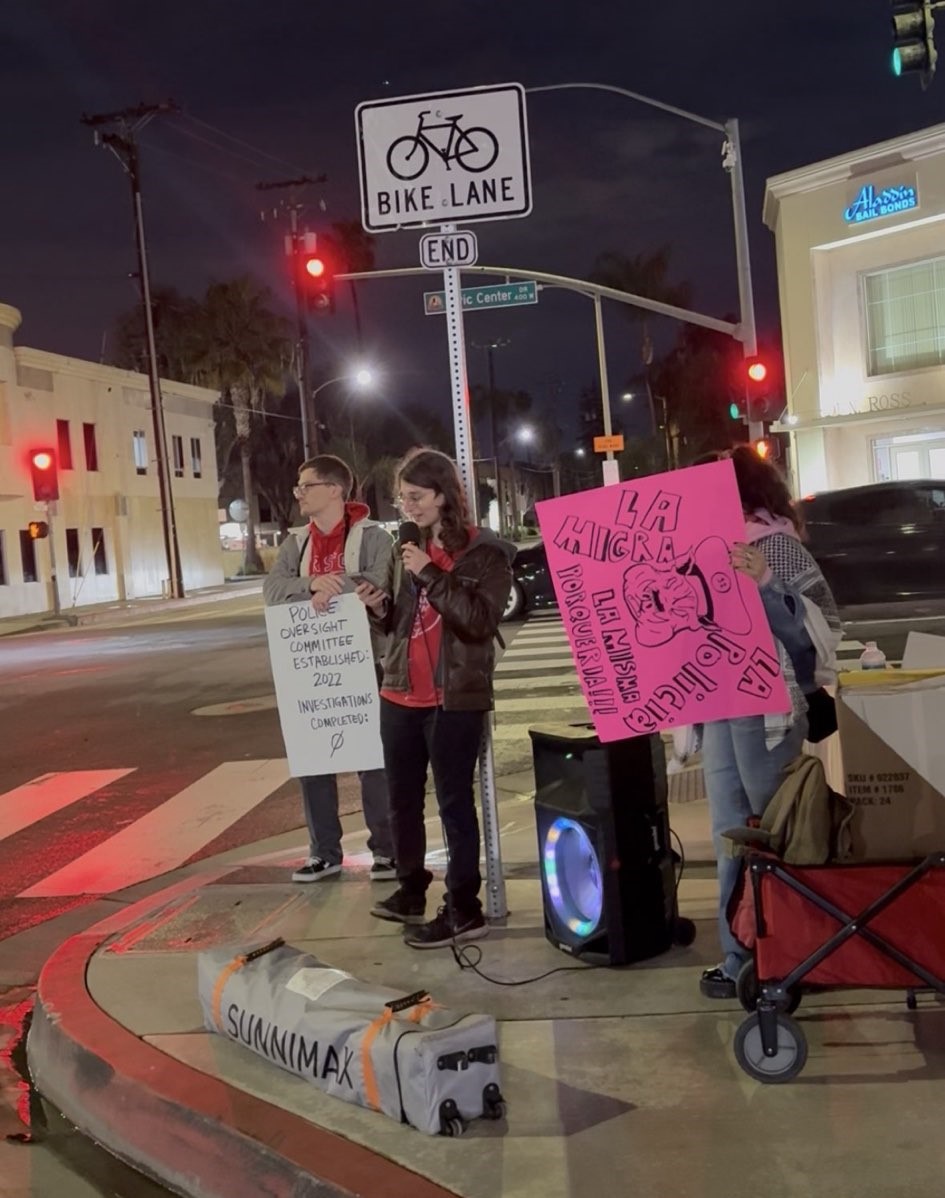 Santa Ana activists demand community control of the police.