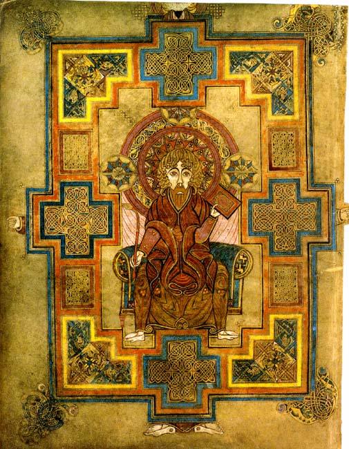 Saint John from the Book of Kells and found at Wikimedia Commons