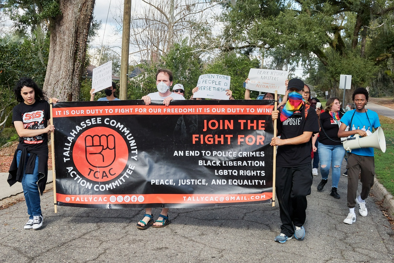 Tallahassee, Florida march demands city preserve graves of enslaved people.