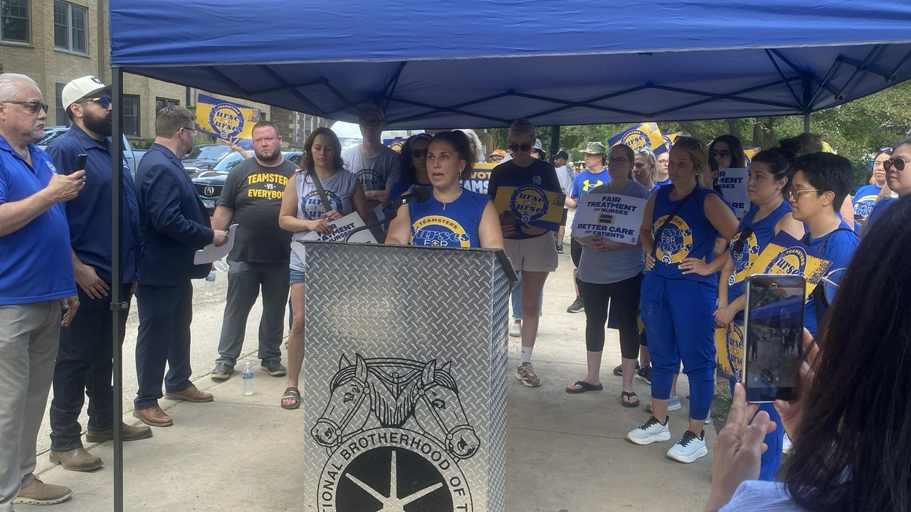 Teamster nurses stand up to union busting.