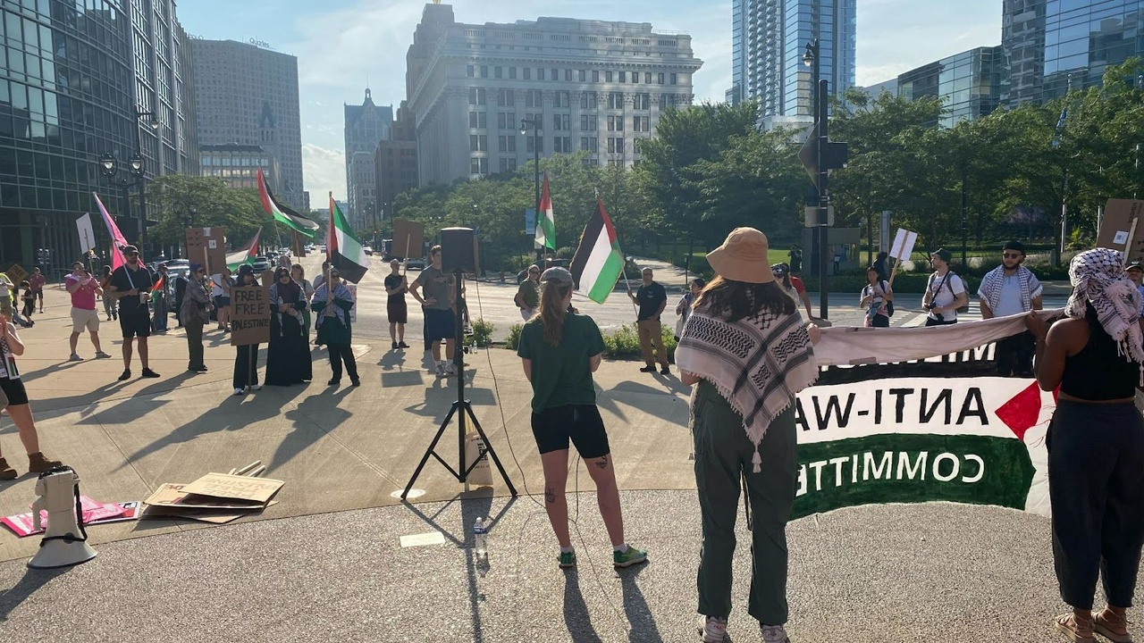 Milwaukee holds emergency ‘Hands Off the West Bank’ Palestine rally